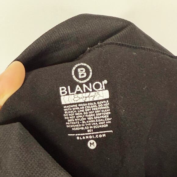 Blanqi Maternity Medium Black Everyday Maternity Belly Support Leggings Seamless - Picture 7 of 11